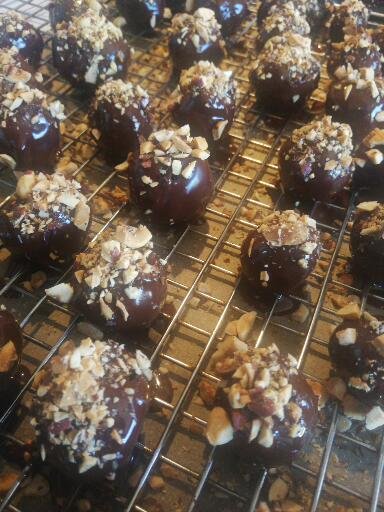 Trøffelkugler - Glutenfri - Vegan - Laktosefri 50 stk.