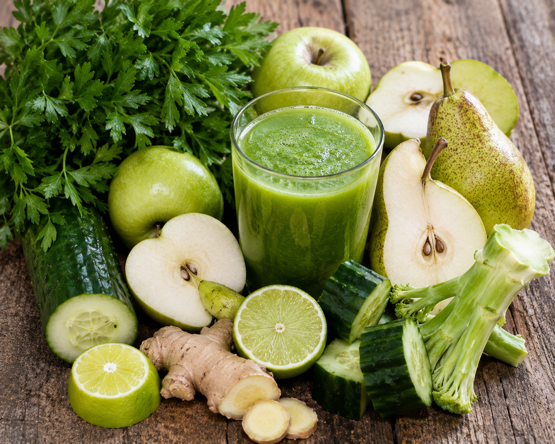 Bredbladet persille & Pære juice