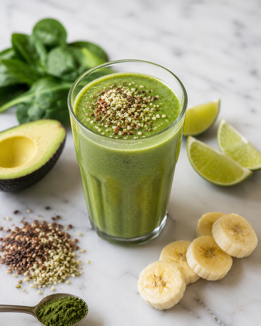 Spinat & Matcha Smoothie.