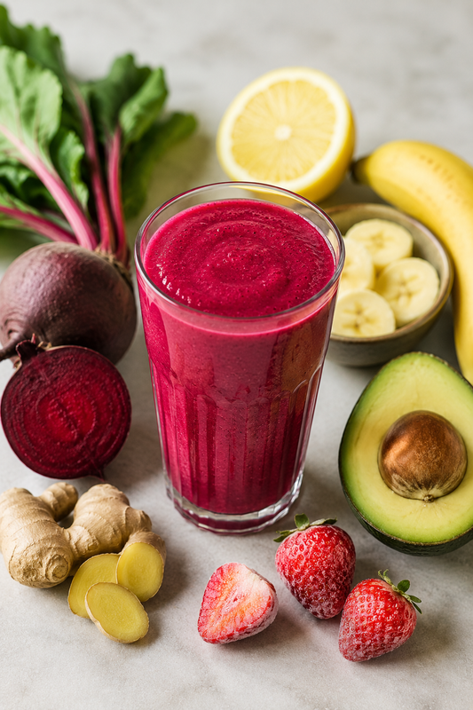 Rødbede & Ingefær smoothie