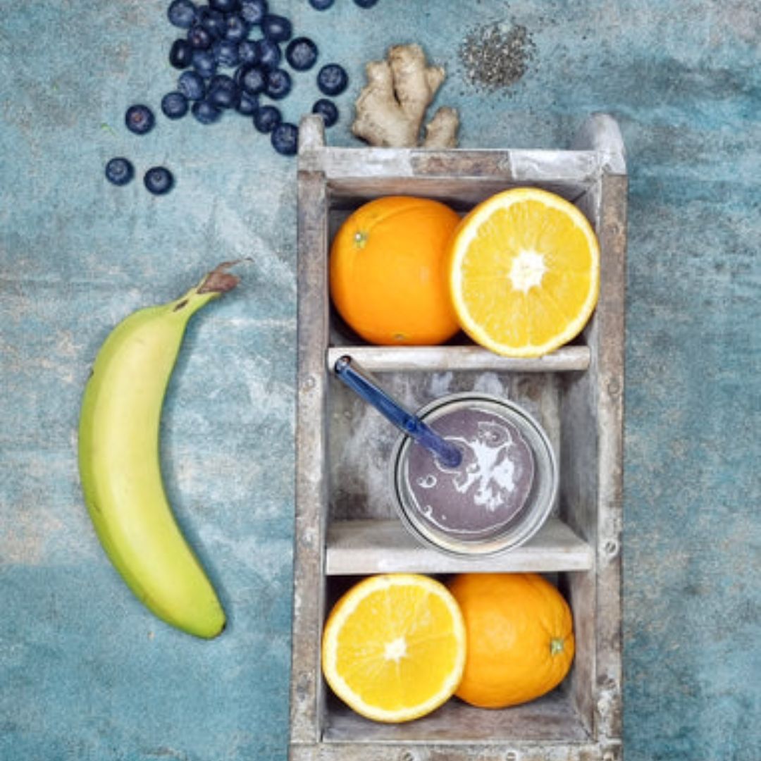 Blåbær & Banan smoothie