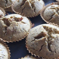 Rabarber muffin - Glutenfri & Laktosefri