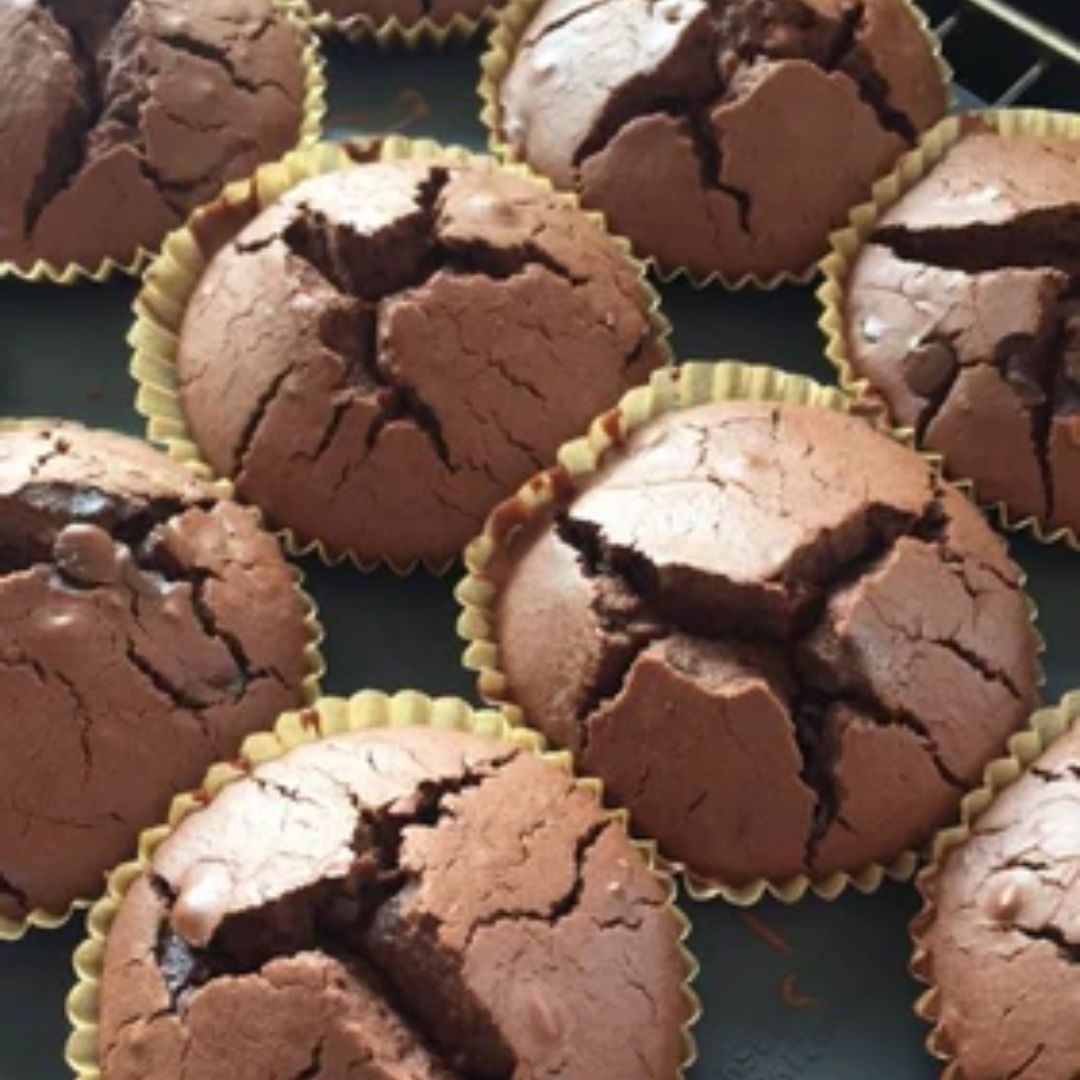 Chokolademuffin med appelsin.