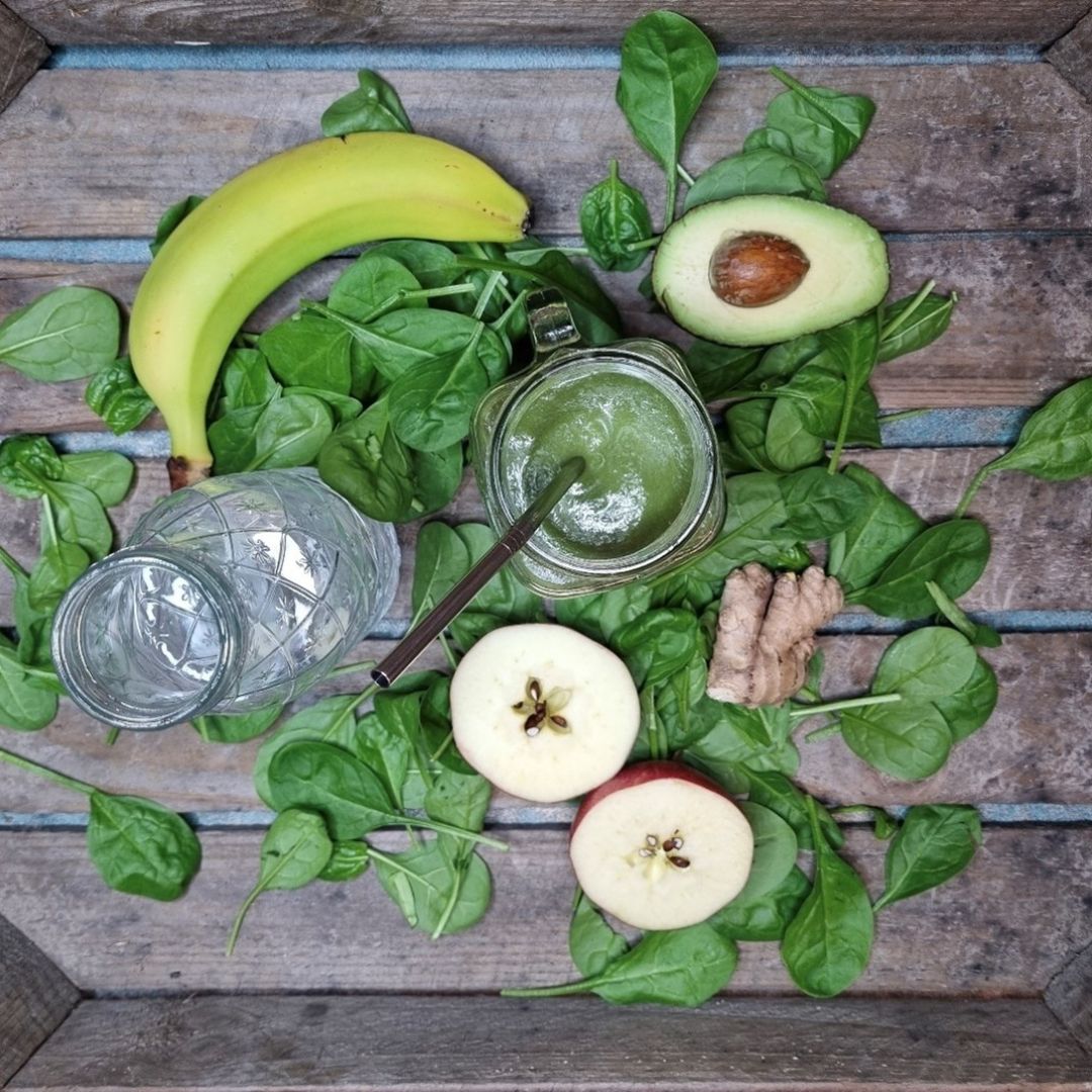 Spinat & Ingefær Smoothie.