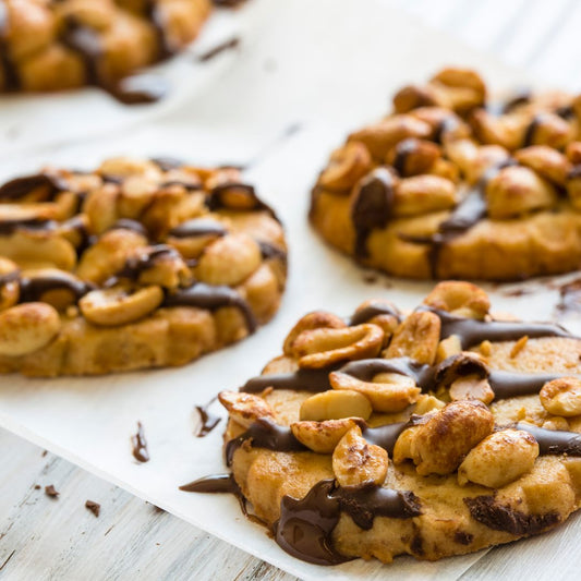 Glutenfri Peanut & Choko cookies