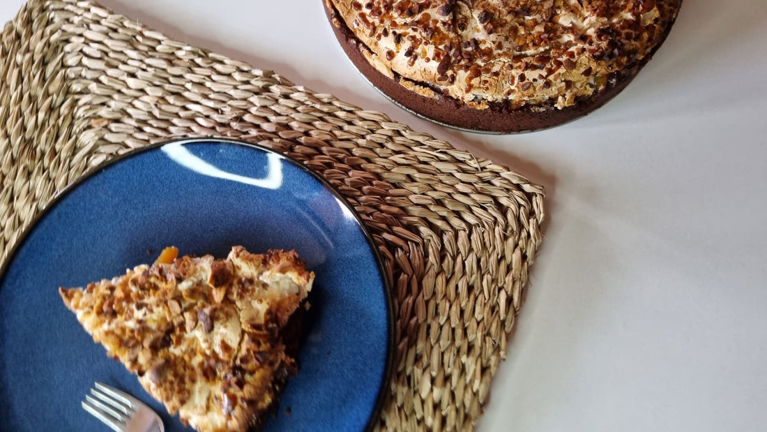 Bedstefar skæg  med fersken - Glutenfri & Laktosefri