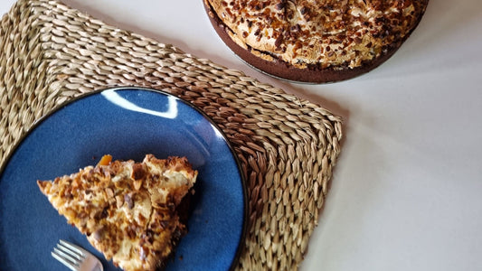 Bedstefar skæg  med fersken - Glutenfri & Laktosefri