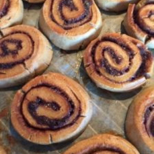 Kanelsnegle uden sukker