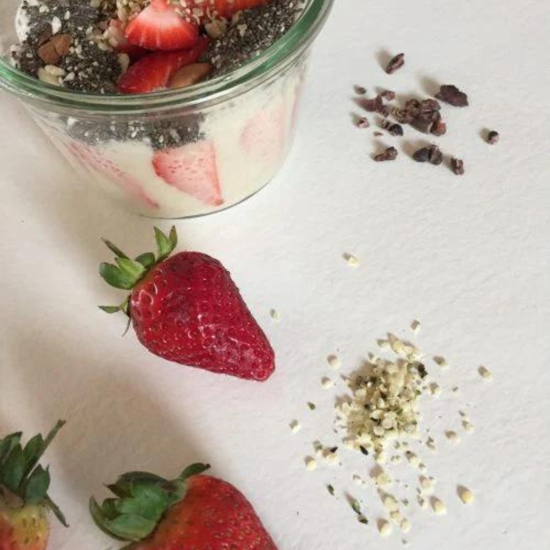 Jordbær & Baobabsmoothie - Laktosefri.