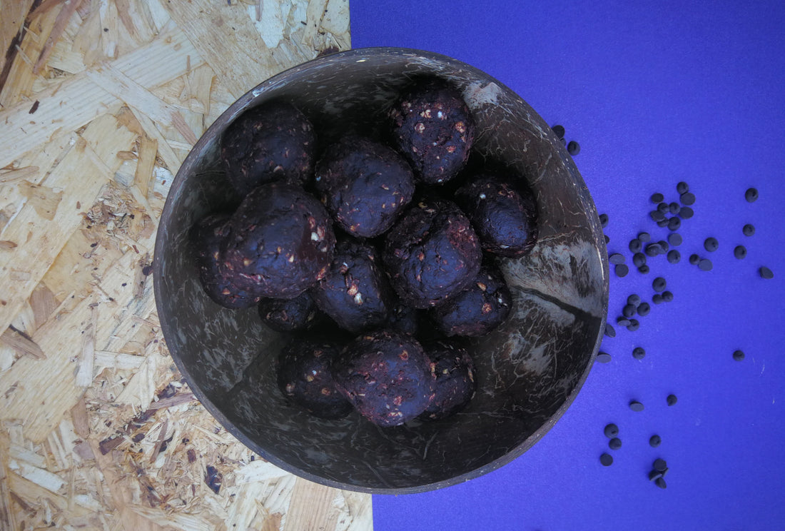 Hasselnøddekugler med Chokolade & Rødbedepulver 40 stk.