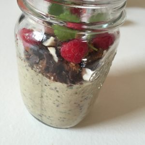 Chokolade & Maca morganmad/dessert.