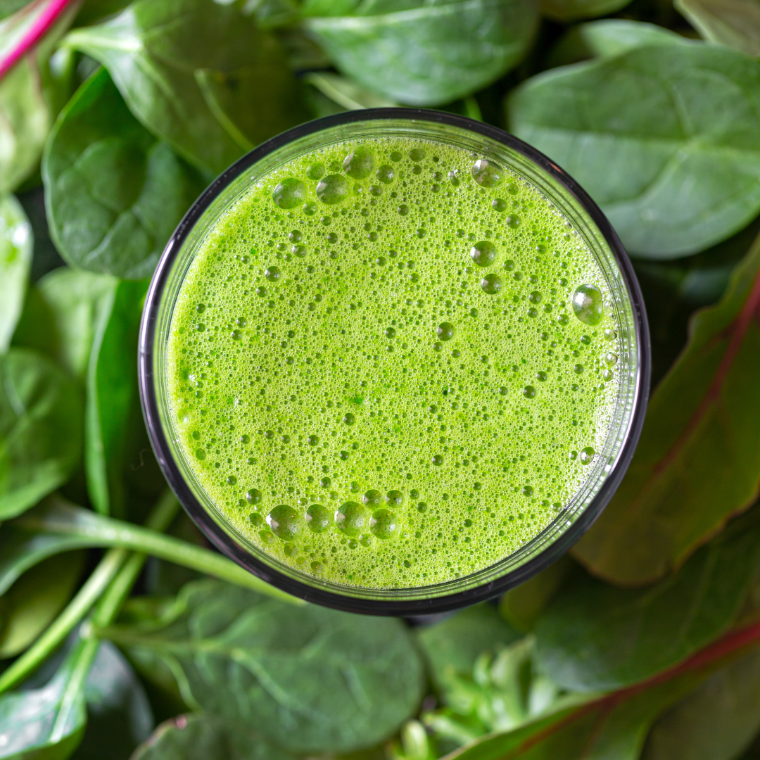 Spinat og pære juice