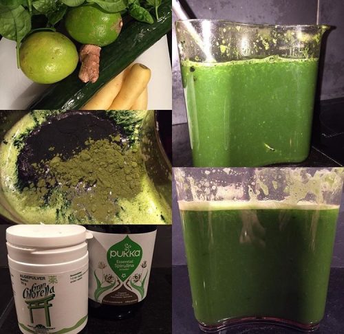 Spirulina juice
