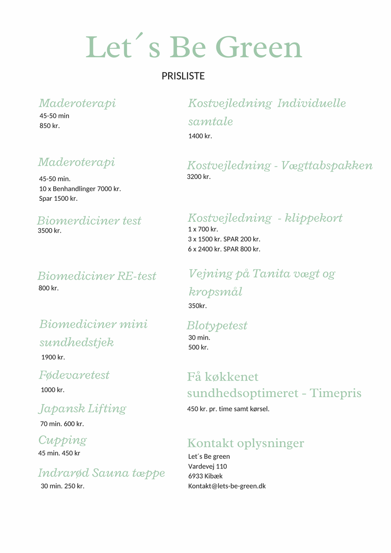 Prisliste