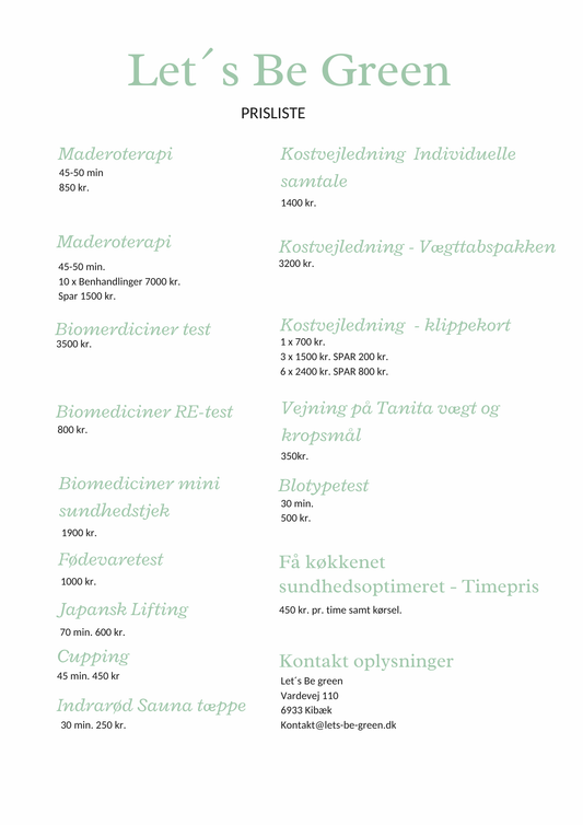 Prisliste