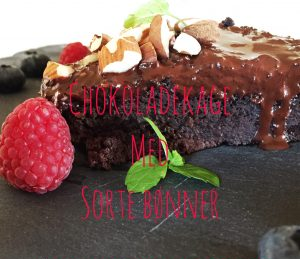Lækker chokoladekage med sorte bønner - Glutenfri og laktosefri