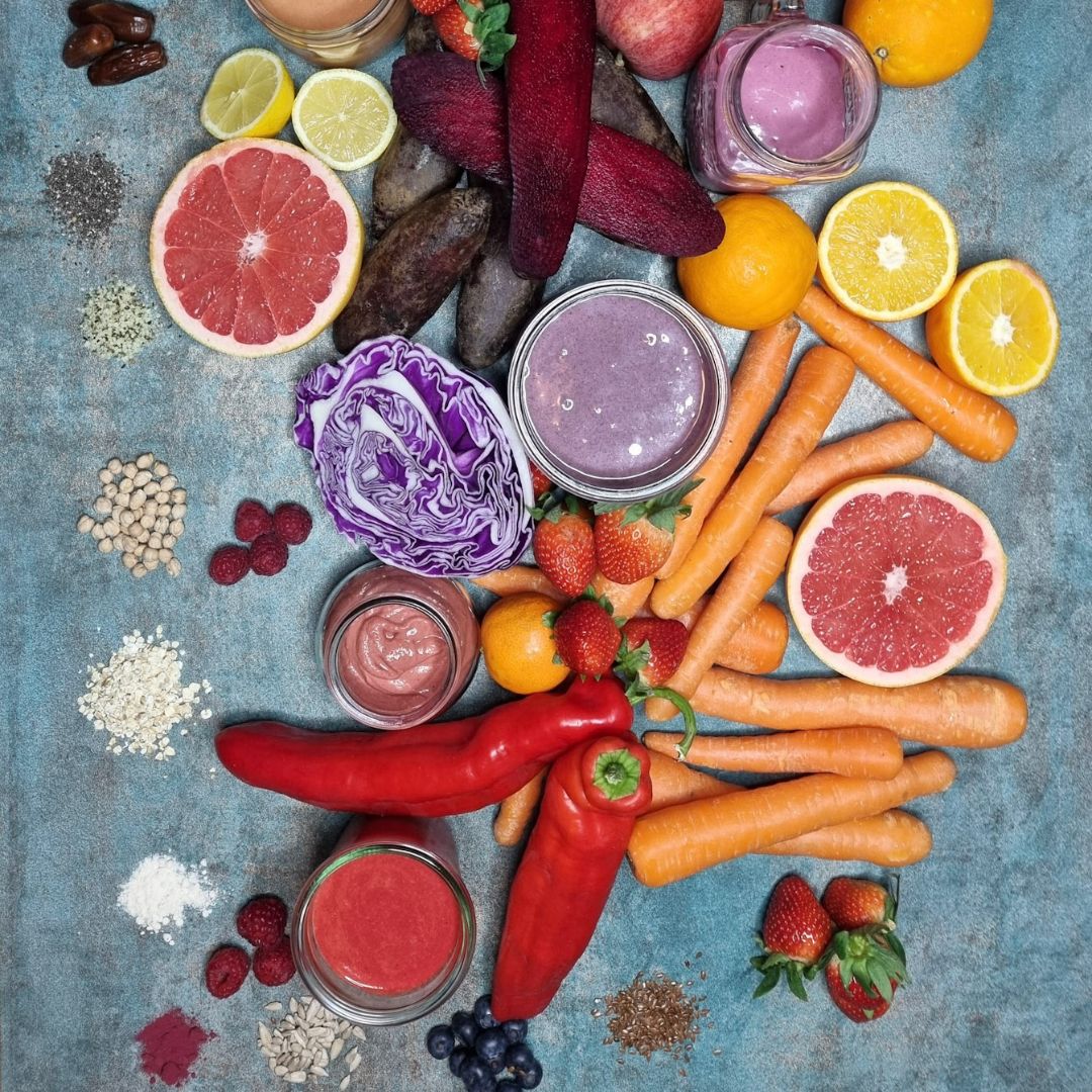 Gulerod & Rodpeberfrugt Smoothie