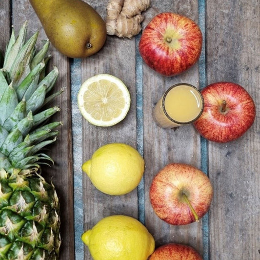 Ananas og pære shot